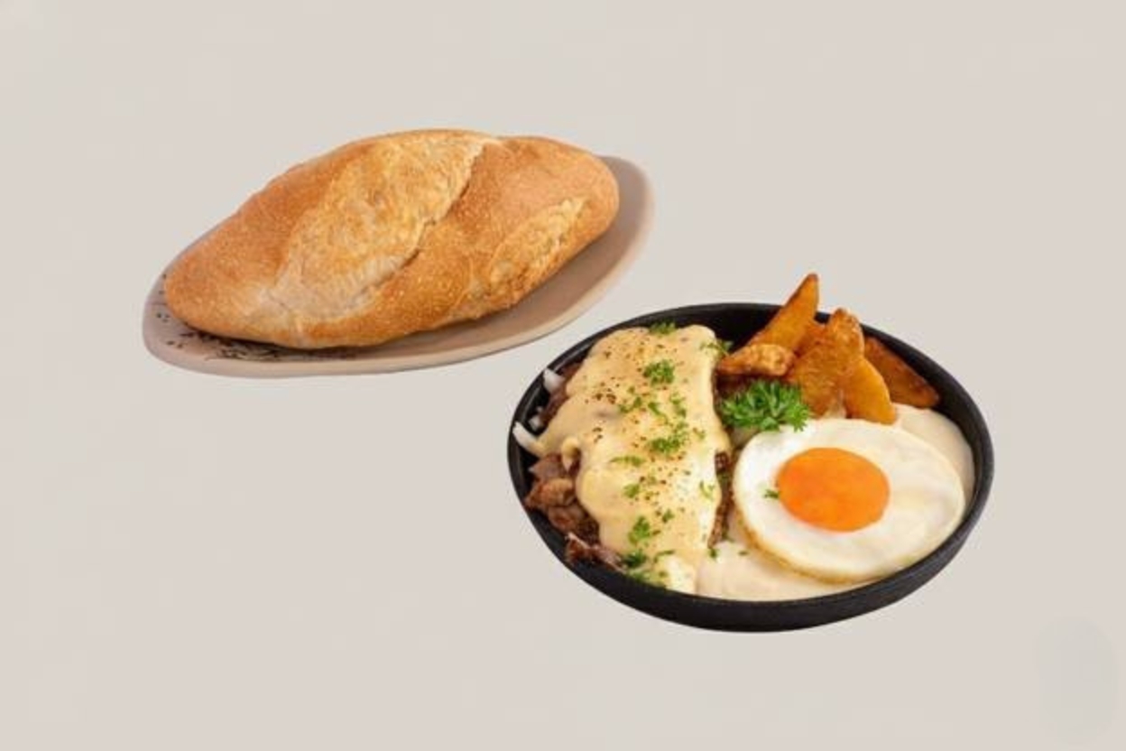 Bánh Mỳ Chảo Bít Tết Phomai